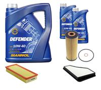 DENCKERMANN Controllo Set MANNOL 10W-40 7L Per Mercedes S-Klasse 300 SE