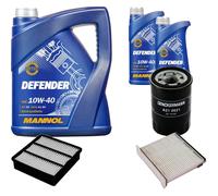 DENCKERMANN Controllo Set MANNOL 10W-40 7L Per Mitsubishi Lancer VII Station