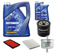 DENCKERMANN Controllo Set MANNOL 10W-40 7L Per Nissan Primera Hatchback 1.8