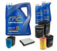 DENCKERMANN Controllo Set MANNOL 10W-40 7L Per Nissan Terrano II 2.7 TDi 4WD
