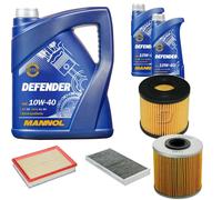 DENCKERMANN Controllo Set MANNOL 10W-40 7L Per Opel Combo Kasten/Kombi 1.7