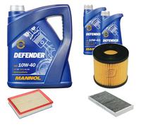 DENCKERMANN Controllo Set MANNOL 10W-40 7L Per Opel Combo Kasten/Kombi 1.7