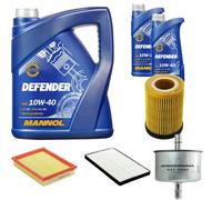 DENCKERMANN Controllo Set MANNOL 10W-40 7L Per Opel Corsa B 1.0I 12V 1.2I 16V