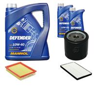 DENCKERMANN Controllo Set MANNOL 10W-40 7L Per Opel Corsa B 1.4I 1.2I Tigra