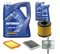 DENCKERMANN Controllo Set MANNOL 10W-40 7L Per Opel Zafira A 2.2 16V Astra G