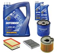 DENCKERMANN Controllo Set MANNOL 10W-40 7L Per Peugeot 307 Break 2.0 HDi 110