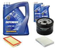 DENCKERMANN Controllo Set MANNOL 10W-40 7L Per Renault Kangoo Express D 65