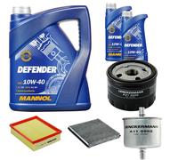 DENCKERMANN Controllo Set MANNOL 10W-40 7L Per Renault Laguna II 1.6 16V 2.0