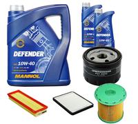 DENCKERMANN Controllo Set MANNOL 10W-40 7L Per Renault Megane I Grandtour 1.9
