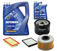 DENCKERMANN Controllo Set MANNOL 10W-40 7L Per Renault Megane Scenic 1.9 D