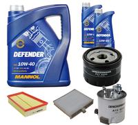 DENCKERMANN Controllo Set MANNOL 10W-40 7L Per Renault Scénic II 1.5 DCI