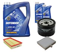 DENCKERMANN Controllo Set MANNOL 10W-40 7L Per Renault Scénic II 1.6 2.0