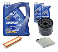 DENCKERMANN Controllo Set MANNOL 10W-40 7L Per Renault Twingo II 1.2 16V