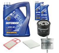DENCKERMANN Controllo Set MANNOL 10W-40 7L Per Seat Leon 1.6 16V 1.4 Toledo
