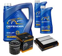 DENCKERMANN Controllo Set MANNOL 10W-40 7L Per Suzuki Jimny Geländewagen