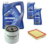 DENCKERMANN Controllo Set MANNOL 10W-40 7L Per Volvo 740 2.3 2.0 V90 Kombi