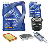 DENCKERMANN Controllo Set MANNOL 10W-40 7L Per VW Golf V 1.4 16V Skoda