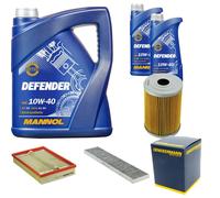 DENCKERMANN Controllo Set MANNOL 10W-40 7L Per VW Sharan 2.8 VR6 Ford Galaxy