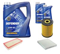 DENCKERMANN Controllo Set MANNOL 10W-40 7L Per VW Touareg 3.2 V6 3.6 Audi Q7