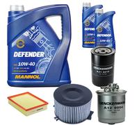DENCKERMANN Controllo Set MANNOL 10W-40 7L Per VW Transporter IV Bus 2.5 TDI