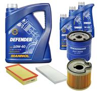 DENCKERMANN Controllo Set MANNOL 10W-40 8L Per Fiat Scudo Kasten 2.0 JTD