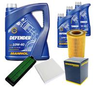 DENCKERMANN Controllo Set MANNOL 10W-40 8L Per Honda Accord VII Tourer