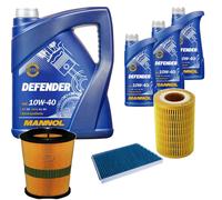DENCKERMANN Controllo Set MANNOL 10W-40 8L Per Mercedes C-Klasse T-Model