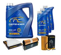 DENCKERMANN Controllo Set MANNOL 10W-40 8L Per Mercedes E-Klasse T-Model
