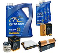 DENCKERMANN Controllo Set MANNOL 10W-40 8L Per Mercedes E-Klasse T-Model