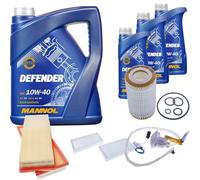 DENCKERMANN Controllo Set MANNOL 10W-40 8L Per Mercedes M-Klasse ML 350