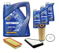 DENCKERMANN Controllo Set MANNOL 10W-40 8L Per Mercedes S-Klasse 300 SE