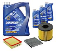 DENCKERMANN Controllo Set MANNOL 10W-40 8L Per Renault Laguna II Grandtour