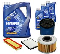 DENCKERMANN Controllo Set MANNOL 10W-40 8L Per Renault Megane I Grandtour 1.9