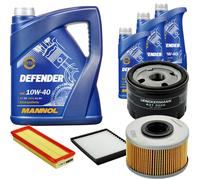 DENCKERMANN Controllo Set MANNOL 10W-40 8L Per Renault Megane Scenic 1.9 DTI