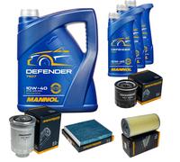 DENCKERMANN Controllo Set MANNOL 10W-40 8L Per Toyota Hiace IV Kasten 2.5