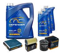DENCKERMANN Controllo Set MANNOL 10W-40 8L Per Toyota Hiace IV Kasten 2.5