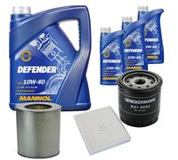 DENCKERMANN Controllo Set MANNOL 10W-40 8L Per Toyota Hiace IV Kasten 2.5
