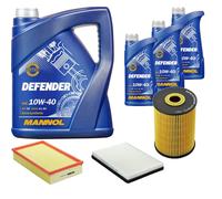 DENCKERMANN Controllo Set MANNOL 10W-40 8L Per VW Passat Variant 2.8 VR6