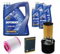 DENCKERMANN Controllo Set MANNOL 10W-40 9L Per Audi A8 3.0 TDI Quattro