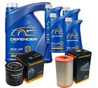 DENCKERMANN Controllo Set MANNOL 10W-40 9L Per Citroën Jumper Kasten 2.2 HDi