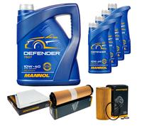 DENCKERMANN Controllo Set MANNOL 10W-40 9L Per Mercedes E-Klasse T-Model