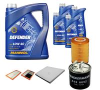 DENCKERMANN Controllo Set MANNOL 10W-40 9L Per Mercedes E-Klasse T-Model