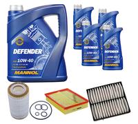 DENCKERMANN Controllo Set MANNOL 10W-40 9L Per Mercedes M-Klasse ML 320