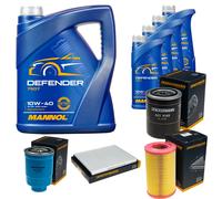 DENCKERMANN Controllo Set MANNOL 10W-40 9L Per Nissan Terrano II 2.7 TDi 4WD