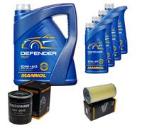DENCKERMANN Controllo Set MANNOL 10W-40 9L Per Toyota Hiace IV Kasten 2.4 D