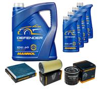 DENCKERMANN Controllo Set MANNOL 10W-40 9L Per Toyota Hiace IV Kasten 2.5