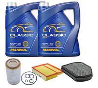 DENCKERMANN Controllo Set MANNOL Classic 10W-40 10L Per Mercedes-Benz CLK
