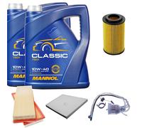DENCKERMANN Controllo Set MANNOL Classic 10W-40 10L Per Mercedes E-Klasse CLS