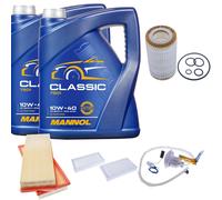 DENCKERMANN Controllo Set MANNOL Classic 10W-40 10L Per Mercedes M-Klasse ML
