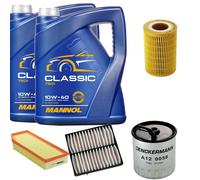 DENCKERMANN Controllo Set MANNOL Classic 10W-40 10L Per Mercedes M-Klasse ML